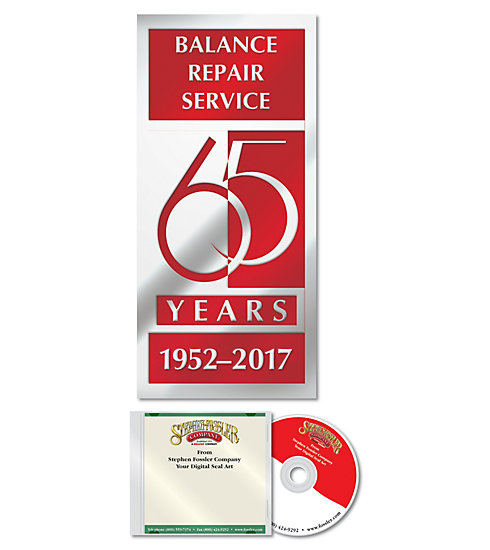 Boast your company's achievements with this Digital Anniversary Seal 