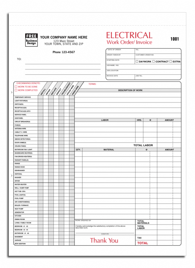 6520 - Electrical Work Orders