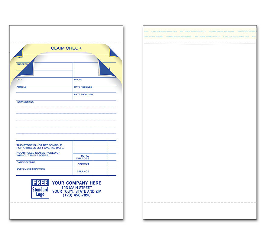 765 - Jewelry Repair Orders with Envelope