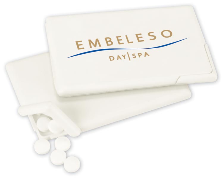 Custom mint business card with personalization
