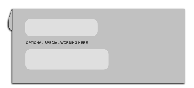 775 - Gray Check Envelopes, Confidential