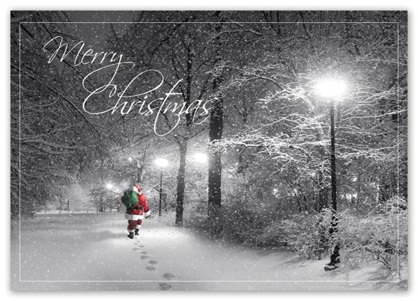 Special Christmas card with rich color and image with custom options

