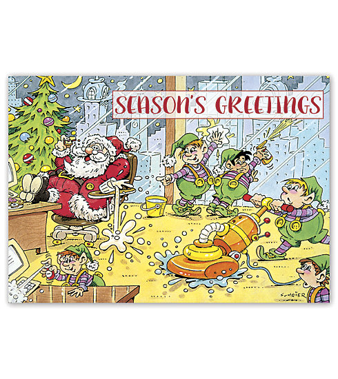 This witty card is ideal for those in the cleaning industry.
