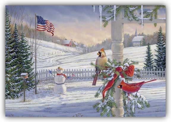 H56411 - Animal Holiday Cards Printing