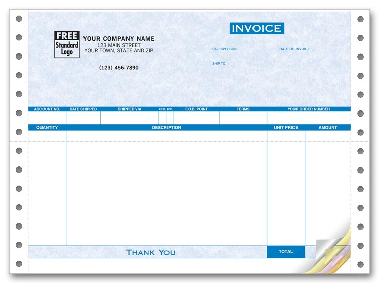 9040G - Continuous Invoice for Form Magic