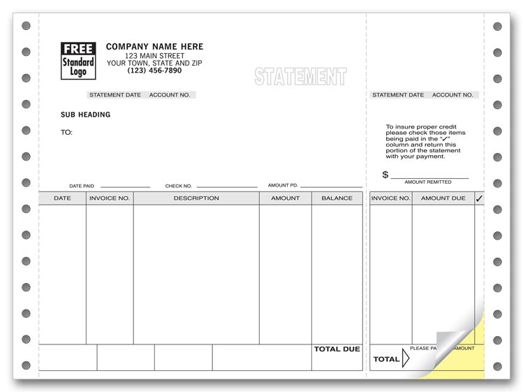 9069 - ACCPAC Forms - Custom Continuous Statements 
