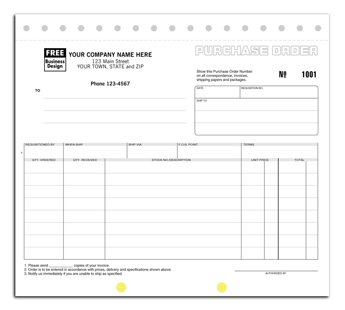 91 - Personalized Purchase Orders