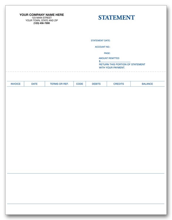 9171G - Peachtree or ACCPAC Statements, Laser