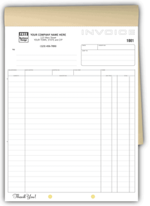 Triplicate Invoice Books