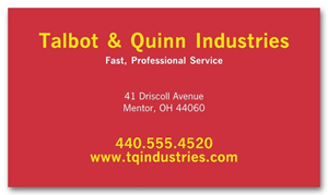 Jumbo Business Card Magnets