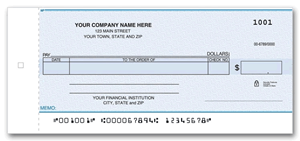 Personal Size One-Write Checks
