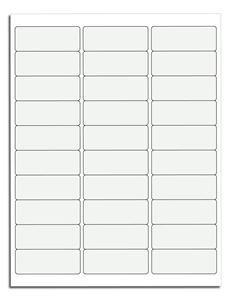 Blank Printer Labels - Laser or Inkjet