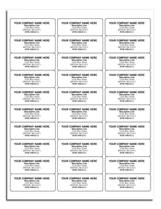 Permanent Mailing Labels
