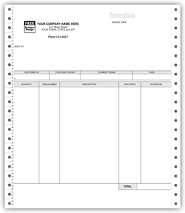 General Continuous Invoice