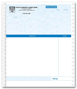 Continuous QuickBooks® Professional Invoices