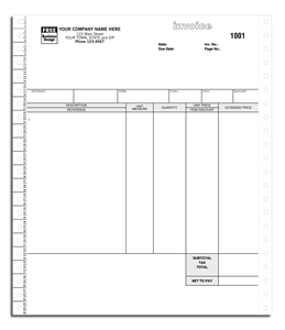 Continuous Service Invoice for DacEasy