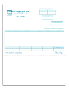 One-Write Plus Laser Statements