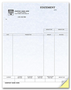 QuickBooks® Laser Statements