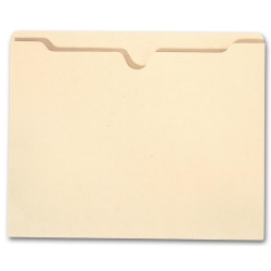  Top Tab Manila Pocket Folder - 11 pt, 1 1/2" expansion