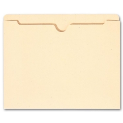  Top Tab Manila Pocket, 14 pt, No expansion