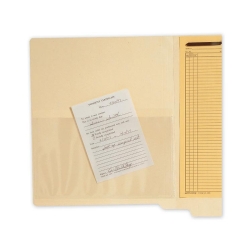  Transparent Top Load File Pockets