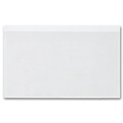 140, Adhesive Transparent File Pockets, 8" x 5"