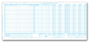 One-Write System Payroll Journals - Max Column