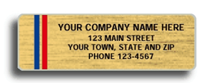 Gold Chrome Labels