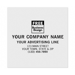 Square Corner Paper Label