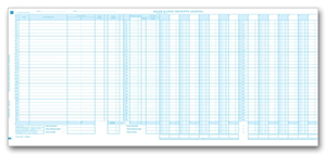 One-Write System Journals - Sales & Cash Receipts