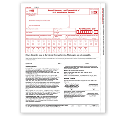 1096 Transmittal Form for Laser Printer