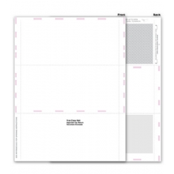 Blank 1099 Tax Forms - Pressure Seal, 3-Up
