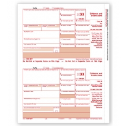 Laser 1099-DIV Tax Forms - Federal Copy A
