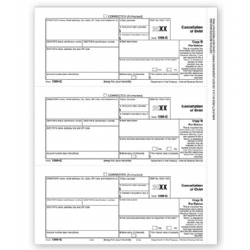 Laser 1099-C Tax Forms - Copy B