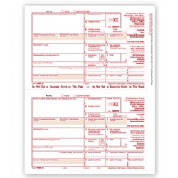 Laser Bulk 1099-R Tax Forms, Federal Copy A
