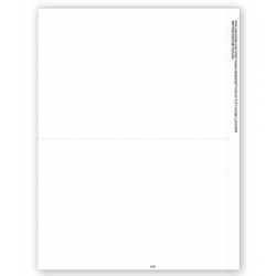 Laser Blank 1099 Tax Forms - Copy B Backer, 2-Up