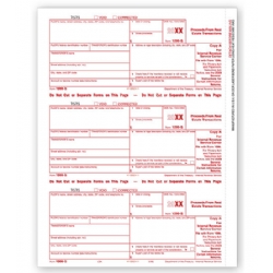 Laser Bulk 1099-S Tax Forms, Federal Copy A