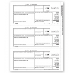 Laser 1099-S Tax Forms - State Copy C