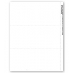 Blank 1099 Tax Forms, 3-Up