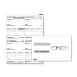 Laser W-2 Tax Forms - P Format, 4-Up