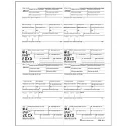 4-Up Bulk W-2 Tax Forms - Employer Copy