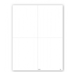 Bulk 4-Up Blank Laser W-2 Tax Forms, 