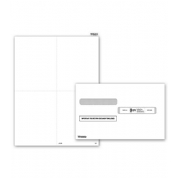 Blank Laser W-2 Tax Forms & Envelopes 