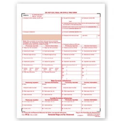 Laser W-2C Tax Forms - SSA Copy A
