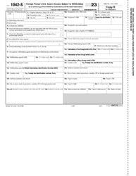 Laser 1042-S Form - Recipient Copy B