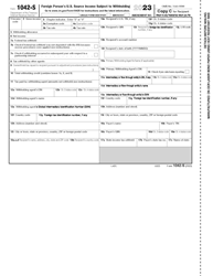 Laser 1042-S Form - Recipient Copy C