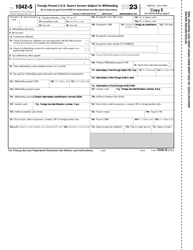 Laser 1042-S Form - Agent Copy E