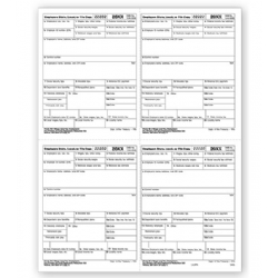 Bulk 4-Up Laser W-2 Tax Forms