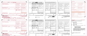 TF5645, Laser W-2 Tax Forms Kit, 50/Pkg