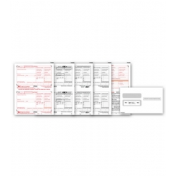 Laser W-2 Tax Forms & Envelopes, 8-Part